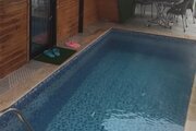 کلبه چوبی دوبلکس استخر آبگرم در لاهیجان