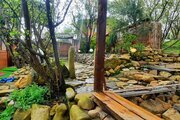 کلبه دوطبقه چوبی درختی صنوبر در بومگردی سوادکوه
