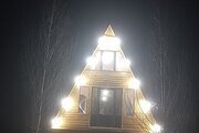 کلبه سوئیسی دوبلکس مبله تکخواب باران در