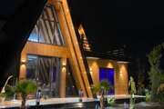 کلبه سوئیسی استخردار دوخواب در چالوس