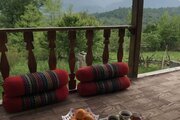 کلبه چوبی تک خواب ونوشه صحرا در شیرگاه