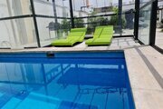 ویلا دوبلکس مدرن استخر شیشه ای در کردان