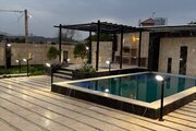 ویلا دوبلکس 3 خواب استخردار مبله در باغ بهادران