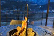 کلبه سوئیسی دوخواب  جکوزی دار در رامسر