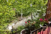 واحد جنگلی لب رودخانه در طبقه همکف ویلا در روستای شالما