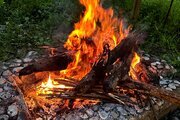 کلبه چوبی دوبلکس مبله در ماسال | آتشدان 