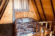 کلبه سوئیسی دوبلکس تکخواب چوبین سبز در نشتارود