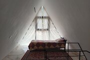 کلبه سوئیسی دوبلکس مبله تکخواب دلانا در روستای به کله در  کلاردشت