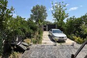 کلبه چوبی تکخواب مبله در خشکبیجار