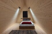 کلبه سوئیسی تکخواب ورس جکوزی دار در  شیرگاه