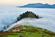 واحد مبله سه خواب شالیزار در طبقه اول ویلا در ماسال