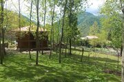 کلبه چوبی دوبلکس دوخواب جکوزی دار مسیر ییلاق در ماسال