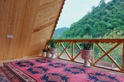 کلبه دوبلکس استخردار تکخواب جنگلی کاج در اسالم