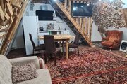 کلبه سوئیسی دوبلکس تک خواب L قرمز در دیلمان