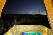 کلبه سوئیسی استخردار دوبلکس تکخواب در بابل