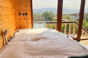 کلبه سوئیسی دوبلکس تکخواب جکوزی دار بهشت پدری (2) در سوادکوه