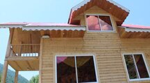 ویلا چوبی در روستای خوروم ماسال