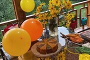 کلبه چوبی دوبلکس دو خواب چشمه در روستا ورمیه ماسال