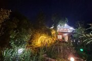 کلبه چوبی دوبلکس مبله در ماسال | نمای کلبه 