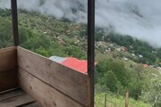 کلبه چوبی در ییلاقات اولسبلنگاه ماسال