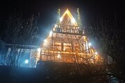 کلبه دوبلکس سوئیسی ماه در سوادکوه