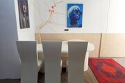 ویلا مبله تکخواب ساحلی سیاسمبو 1 در بوشهر | میز ناهارخوری