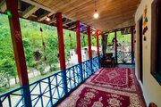 ویلا سنتی دو خواب با چشم انداز رودخانه و جنگل در فومن