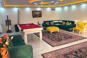 ویلا استخردار مبله دو طبقه در چهارباغ | پذیرایی طبقه بالا