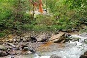 کلبه سوئیسی دوبلکس چوبی دوخواب در اسالم