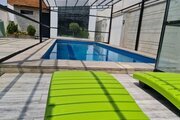 ویلا دوبلکس مدرن استخر شیشه ای در کردان