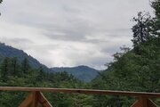 کلبه چوبی تکخواب مبله رویایی جنگلی در سوادکوه