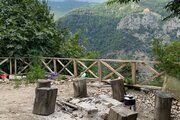 ویلا جنگلی آبشار تکخواب مبله در تالش