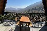 کلبه سوئیسی تریپلکس دوخواب استخردار جنگلی رزا در رامسر