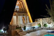 کلبه سوئیسی استخردار دوبلکس تکخواب در بابل