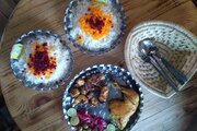 اتاق یک تخت دبل هفت چاکرا در بومگردی طبل