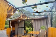 کلبه سقف شیشه ای مبله در سوادکوه