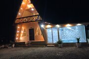 کلبه دوبلکس استخردار تکخواب جنگلی کاج در اسالم