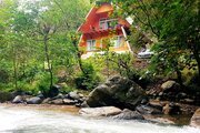 کلبه سوئیسی دوبلکس چوبی دوخواب در اسالم
