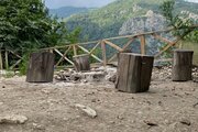 ویلا جنگلی آبشار تکخواب مبله در تالش