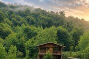 کلبه دوبلکس چوبی جنگلی تکخواب در تالش
