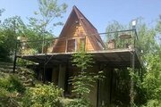 کلبه ی چوبی جنگلی محیا در لاهیجان