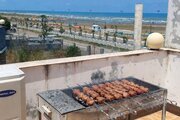 ویلا دوبلکس ساحلی سه خواب حامی در فریدون کنار | باربیکیو در تراس