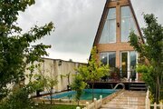 کلبه دوبلکس آرام در روستا چوبر