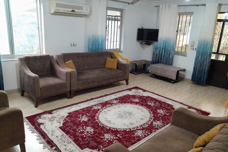 واحد مبله دوخواب در طبقه اول ویلا در رامسر