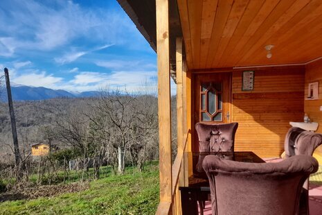 کلبه دو خواب چوبی افرا در شیرگاه