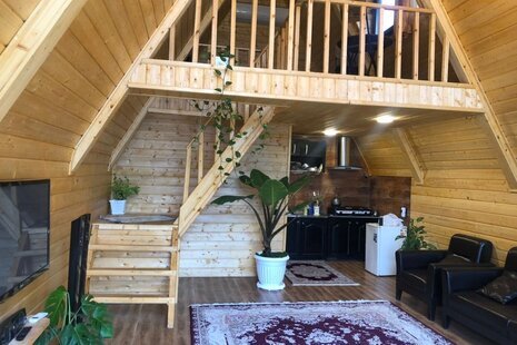 کلبه دوبلکس تکخواب رز در رامسر