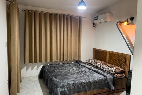 واحد مبله دوخواب در طبقه دوم ویلا در چالوس