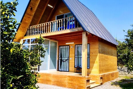 کلبه دوبلکس جکوزی دار تک خواب در سوادکوه