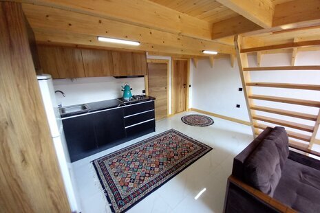 کلبه سوئیسی مبله دوبلکس تک خواب در نوشهر