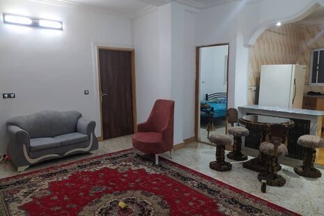 واحد مبله دوخواب در طبقه همکف ویلا قائمشهر